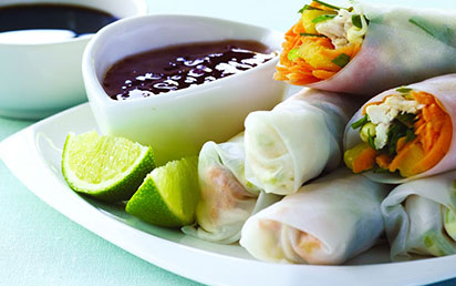 Rouleaux de Printemps Mangue Poulet